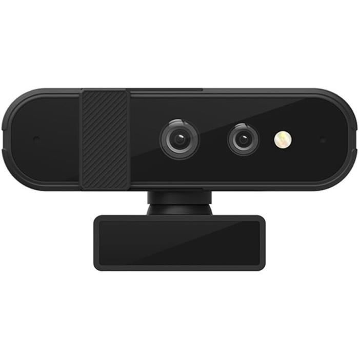 Webcam HD 1080P Avec Reconnaissance Faciale Windows Hello - Grand Angle 120° - Plug & Play USB - Pour Windows 10/11, PC, Ordinateur Portable