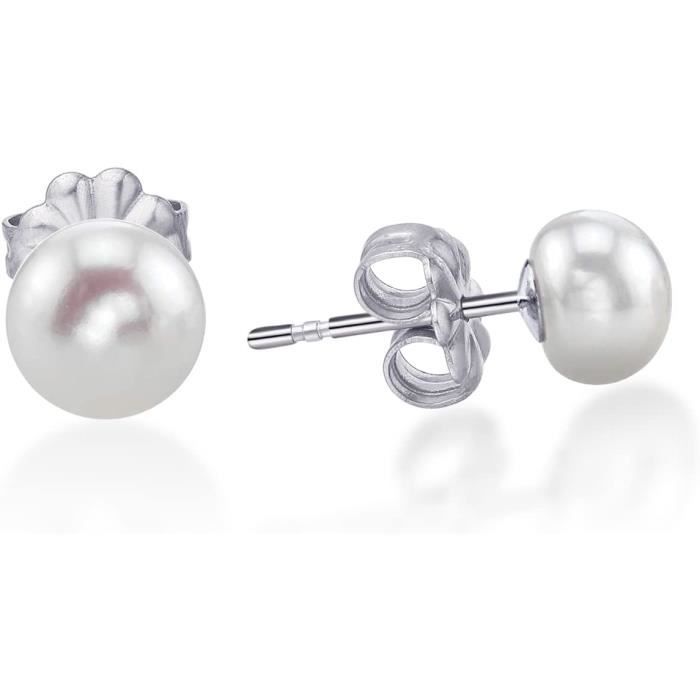 HIKARO Boucles D'oreilles Hypoallergéniques En Titane Pur De