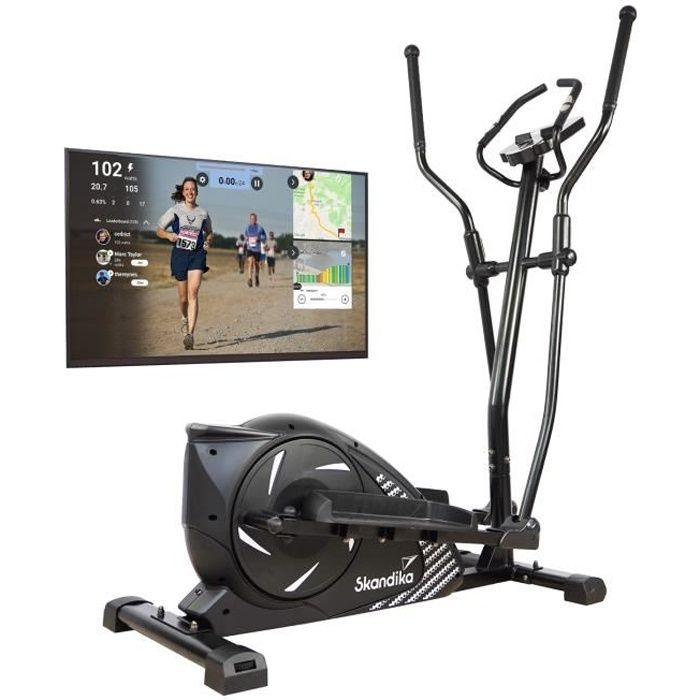 Skandika Eleganse Velo elliptique Crosstrainer Bluetooth Appli 15 Prog 32 Niveaux de resistance Inertie 12 kg Max. Cdiscount Sport