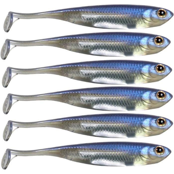Leurre Souple Shad Bzone Striker Shad 12.5cm (x6) - Shads pêche au
