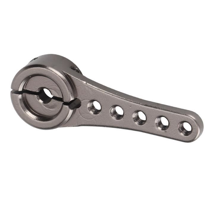 Tbest Bras De Servo 25T Pour RC 1/10 1/8 – Couronne Dentée En Métal Rouge – Accessoire CNC De Précision