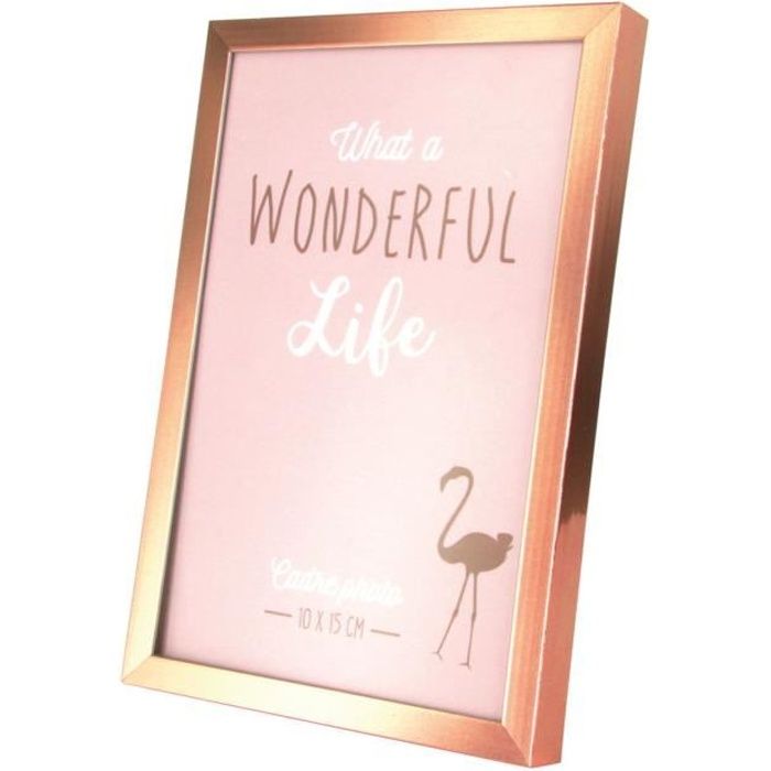 Cadre photo wonderful Chic - Rose cuivré
