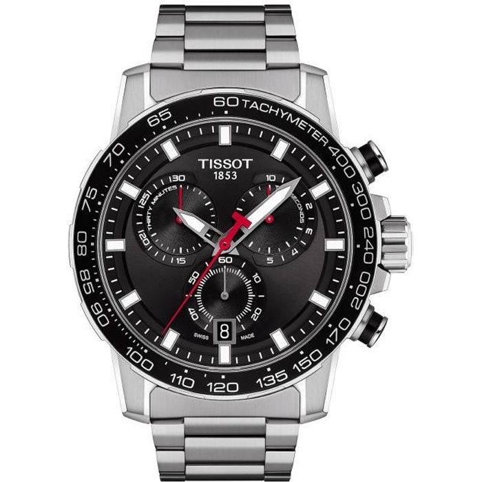 Bracelet acier homme TISSOT Montre Tissot Supersport Chrono