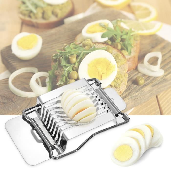Oeuf Trancheuse Cuisine Accessoires Main Support Cutters Multi-fonction cuisson outils