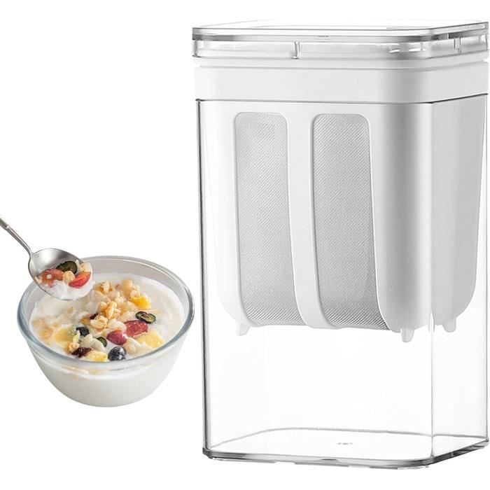 PASSOIRE À YAOURT Avec Couvercle Pour Yaourt Grec Parfaitement épais à Chaque EUR 40,88