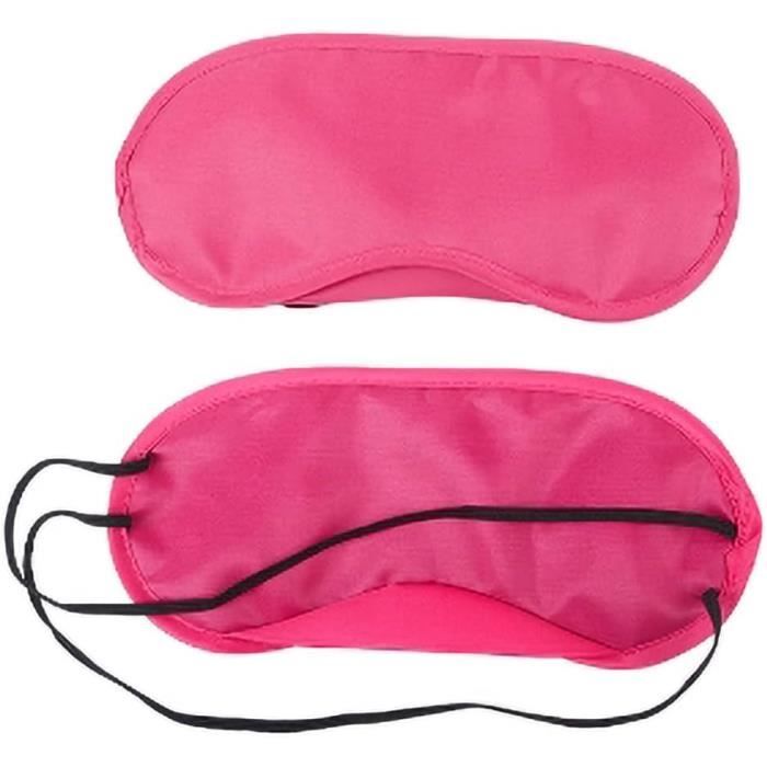 Masque De Sommeil Noir EUROBATT - Pour Repos Des Yeux, Amélioration Du Sommeil, Maison Ou Voyage
