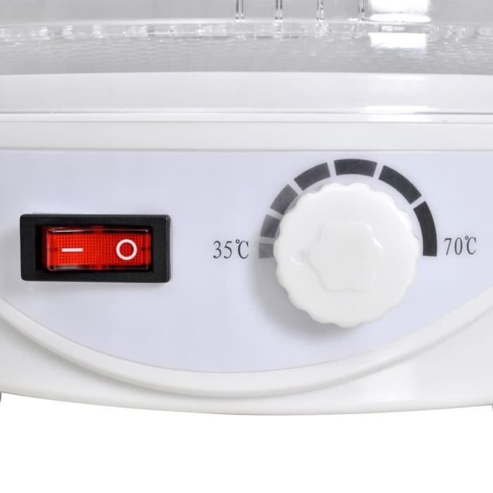 Déshydrateur Alimentaire BioChef Tanami 6 Plateaux Inox - Température 35°C à 70°C - Neuf