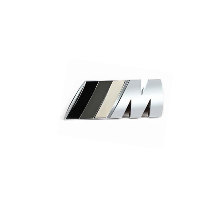 Autocollant arrière de voiture Autocollants de modification de voiture stciker pour BMW M (Noir et Blanc)