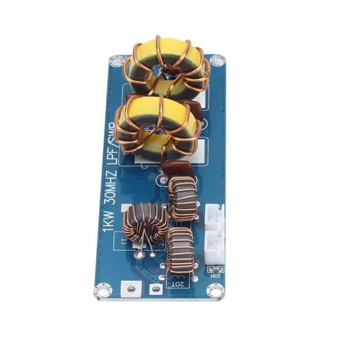 Filtre Passe-bas 50MHz HF VHF 1kW SSB – Perte Insertion Faible