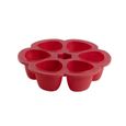 BEABA Multiportions silicone 6 x 90 ml red-1