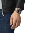 Bracelet acier homme - TISSOT - Montre Tissot Supersport Chrono fond noir - Couleur de la matière:Blanc-1