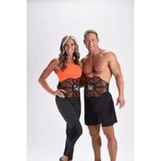 Pack electrode VENTEO TOTAL ABS GYMFORM Abdominaux Intensite variable sur 10 niveaux Blanc Cdiscount Sport