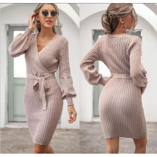 Robe pull femme hiver best sale