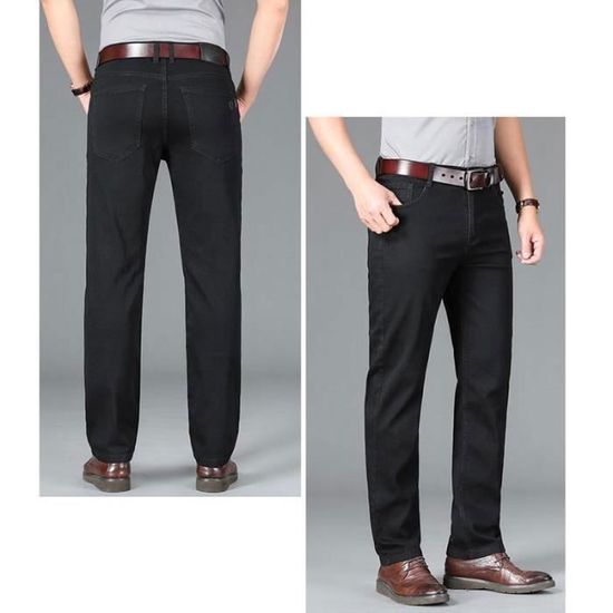 Pantalon Cuir Noir Homme – Coupe Ajustée, Lacets Et Oeillets – Taille S
