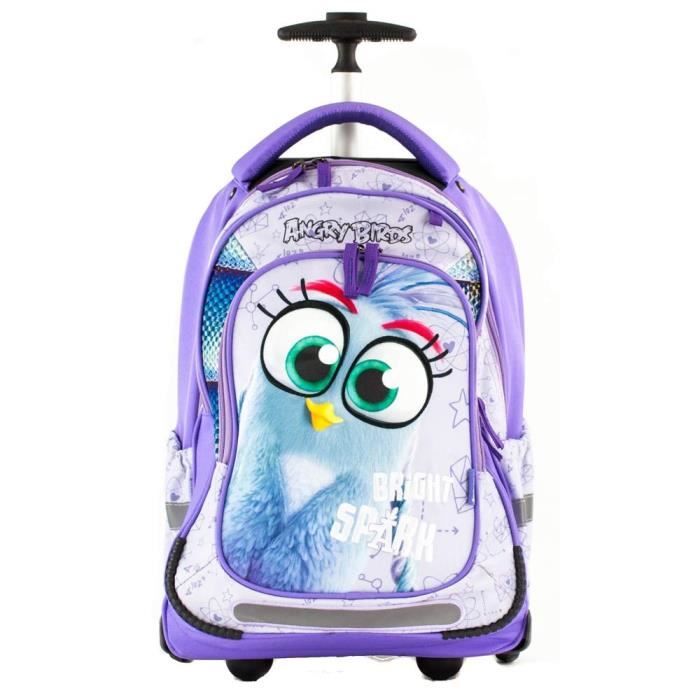 Sac roulettes Angry Birds Atomic Chick 45 CM Cartable