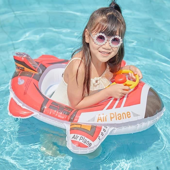 Bouée de piscine gonflable pour bébé avec siège de sécurité, volant, en Bouée de piscine gonflable pour bébé avec siège de sécurité, volant, en