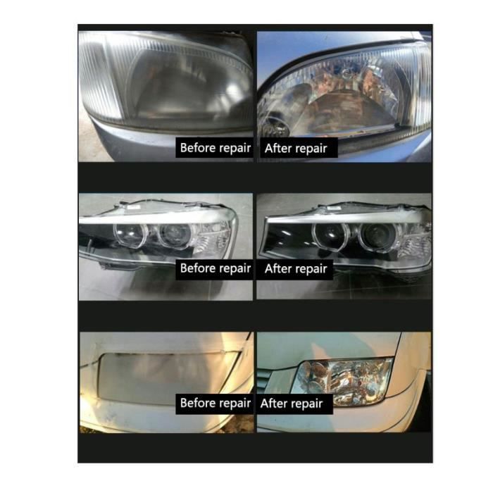 800g Kit phares de polissage phare polonais augmenter brillant phare  restauration voiture lumière réparation - Cdiscount Auto