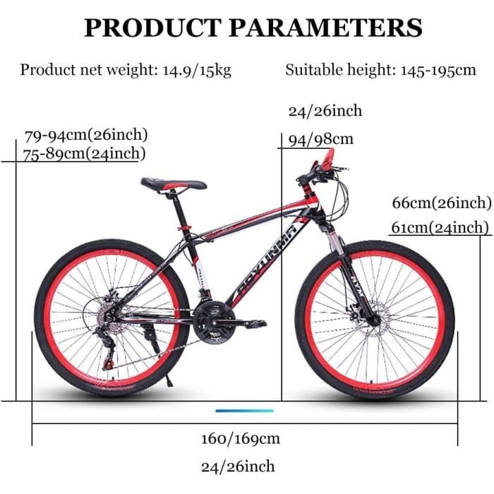 Vélo montagne 24 sale pouces