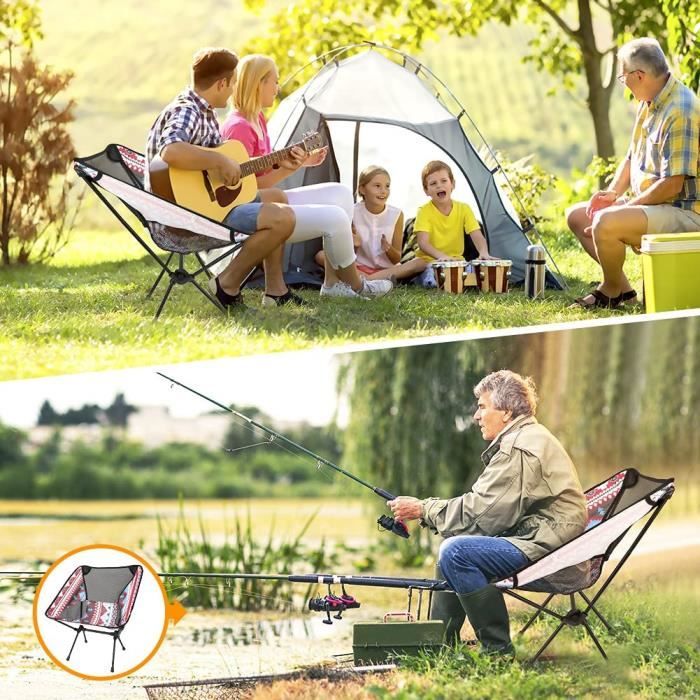 Outsunny Lot de 2 chaise pliante camping rembourrée à dossier haut avec porte-gobelet, charge 120Kg, gris foncé | France