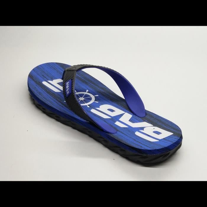 Tongs de marche pour homme Zeekson Bleu Chaussure portable