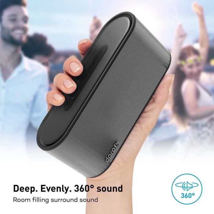 LTC Audio Enceinte Autonome Bluetooth étanche Ibiza Freesound20 - IP44 - AUX/BT
