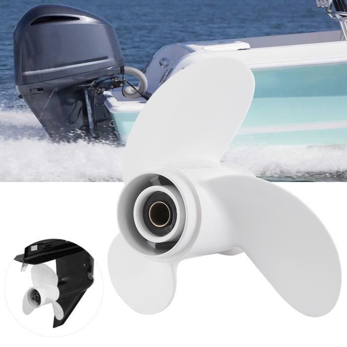 helice bateau hors bord,Hélice 3 pales en aluminium 7 1/4 5-A pour moteur hors-bord 3,5 CV helice bateau hors bord,Hélice 3 pales en aluminium 7 1/4 5-A pour moteur hors-bord 3,5 CV