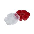 BEABA Multiportions silicone 6 x 90 ml red-2