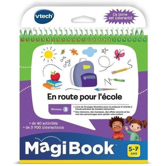 Jouet éducatif - VTECH - MagiBook Starter Pack Rose - Livre interactif  inclus - Cdiscount Jeux - Jouets