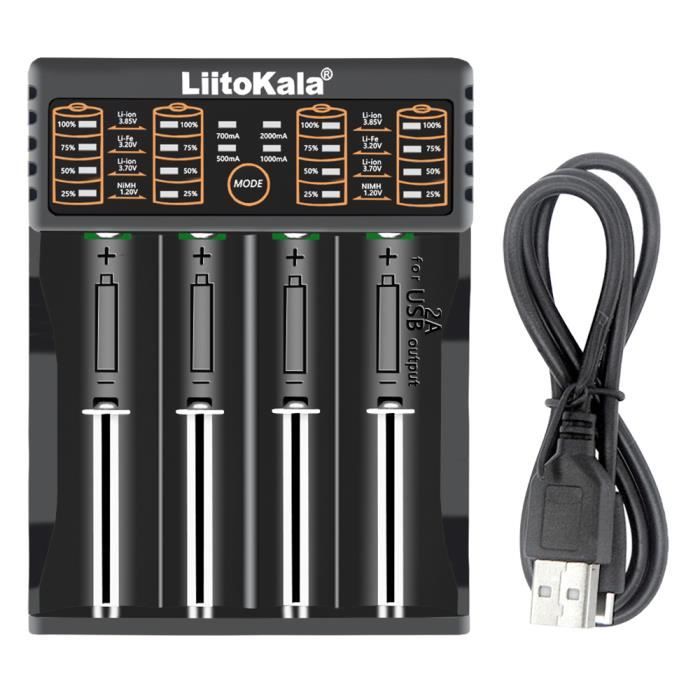 Lot De 2 Chargeurs USB 3.7V Pour Batterie Lithium – Connecteur SM-2P – Sortie 400mA – Pour RC Et Drones