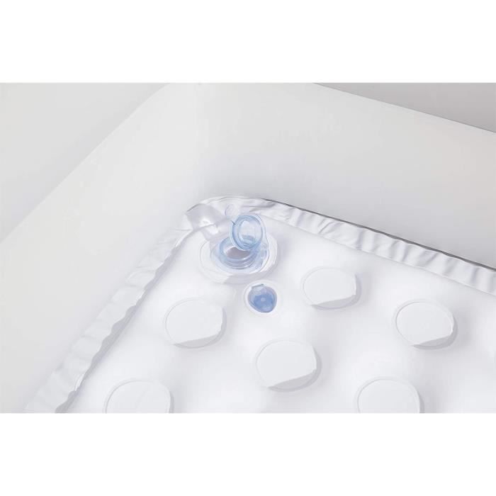 Baignoire gonflable carrée pour bébé Fluo 86 x 86 x 25 cm - Bestway