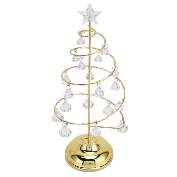 Lampe arbre en cristal, Décoration Lampe Diamant Arbre Noël, Lampe LED en  Forme de Sapin de Noël de Table, Lumiere blanc chaud - Cdiscount Maison