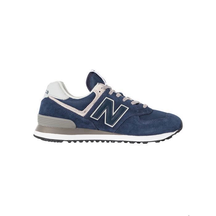 Chaussure pour Homme New Balance ML 574 Bleu Textile Lacets