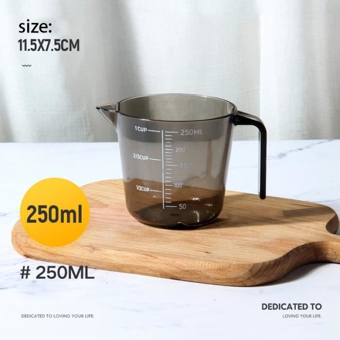 250ML Plastic Measuring Cup Set with Scale Show & Pour Spout - Cdiscount  Maison