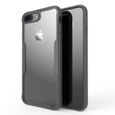 Coque Pour iPhone X-XS Bumper Hybride Rigide Antichoc Noir-3