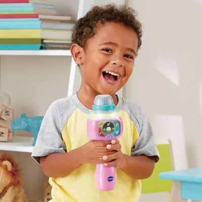 Lexibook Gabby Et La Maison Magique - Microphone Lumineux Enfant Avec Haut-Parleur Et Effets Lumineux