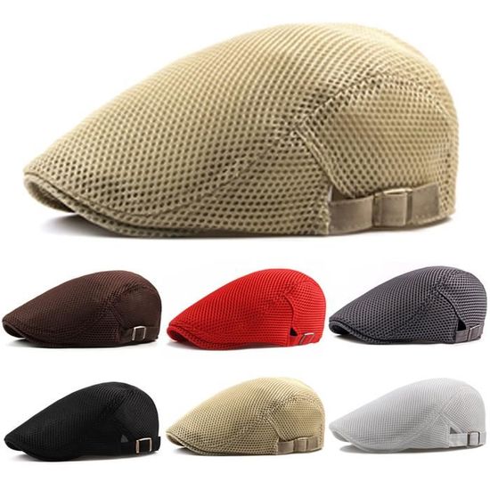 Hommes Casquette plate Duckbill Beret 