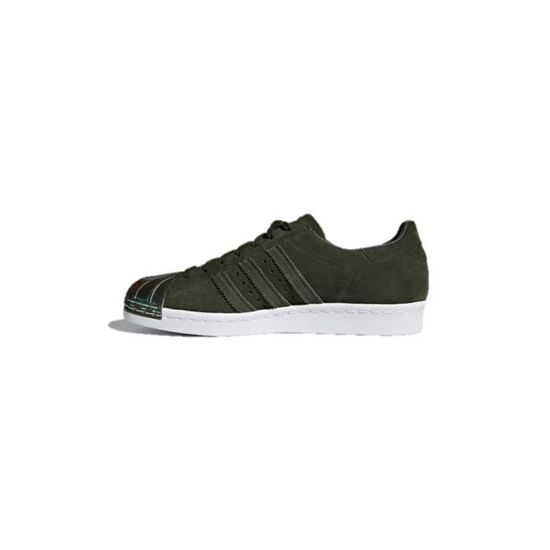 Baskets Adidas Originals Superstar 80S Metal Toe W Vert - Achat 