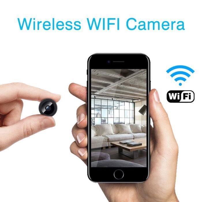 Mini Caméra Cachée WiFi Enregistreur Petite Vidéo, Caméra Espion Bluetooth  Micro Infrarouge sans Fil de Surveillance Sécurité Bébé - Cdiscount  Appareil Photo