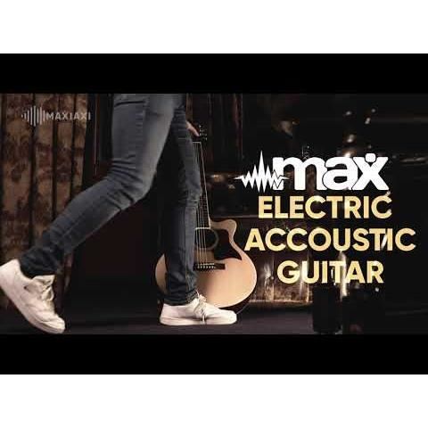 MAX ShowKit Guitare Électrique Acoustique avec Support de Guitare