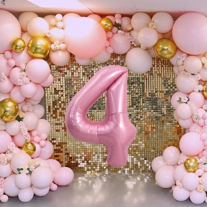 VALINK Lot De 2 Grands Ballons à Hélium En Aluminium De 114,3