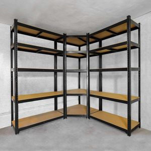 Étagère Modulable Charges Lourdes Probache 5 Plateaux - Métal 875kg Garage Et Atelier
