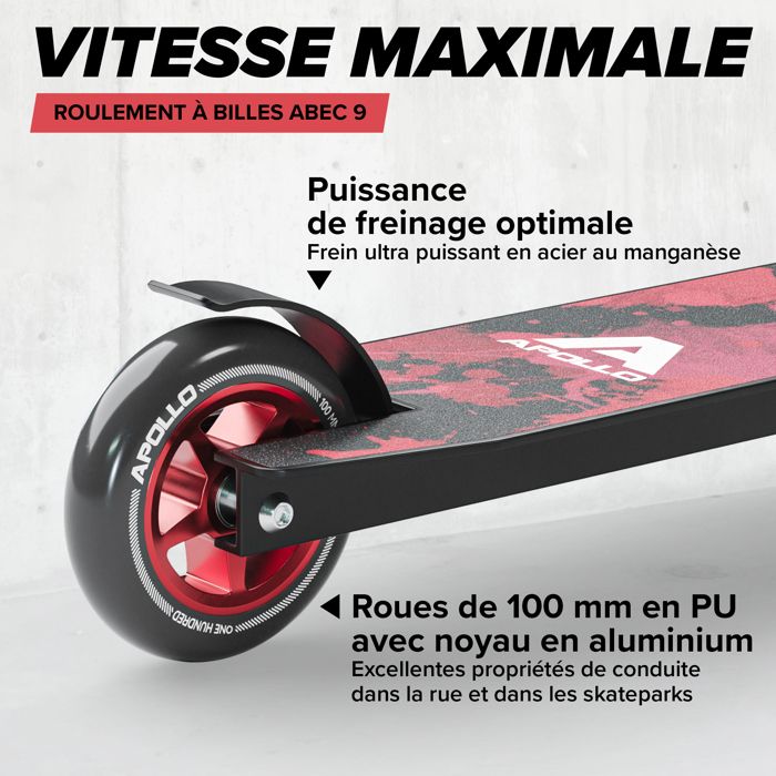 Ideal Swan Lot De 2 Roues De Rechange Pour Trottinette Stunt 100 Mm