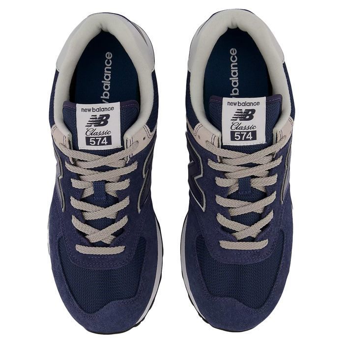 Chaussure pour Homme New Balance ML 574 Bleu Textile Lacets