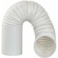 Tuyau climatiseur mobile de 2 m en PVC vacuation flexible montage antihoraire diamtre 13 cm POMPE A AIR
