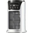 Climatiseur Portable 3-en-1 USB, Humidificateur et Ventilateur avec Lumière d’Ambiance, Refroidisseur d’Air pour Bureau et Maison