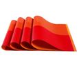 Lot De 4 Sets De Table Pvc Colore Napperons De Table