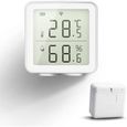 HOLIHOKY Thermomètre Hygromètre Intérieur Numérique WiFi Compatible avec Alexa Smart Life Capteur d'Humidité sans Fil Smart Humidity-0