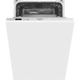 Lave-vaisselle HOTPOINT HSIC3M19C 10 Cts Slimline 45cm intégré A+-0
