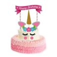 Unicorn Gateau D Anniversaire Topper Ensemble De 11 Decor Pour Gateau D Anniversaire Achat Vente Figurine Decor Gateau Cdiscount