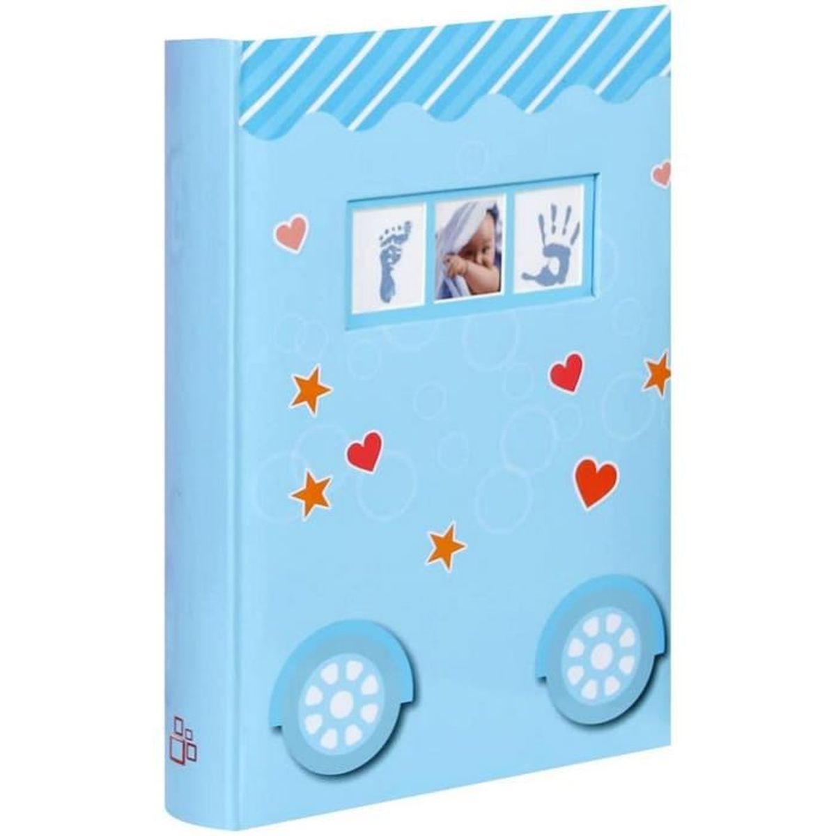 Album Photo Bebe A Pochettes Pour 300 Photos 10x15 Cm Album Photo Avec Pochette Plastique Photo Album Bleu Motif Cœur Et Etoile Cdiscount Beaux Arts Et Loisirs Creatifs